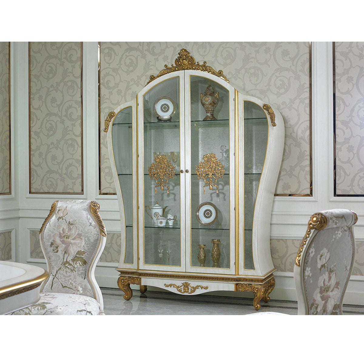 Infinity Furniture Import Denielle 2 Door Curio Cabinet