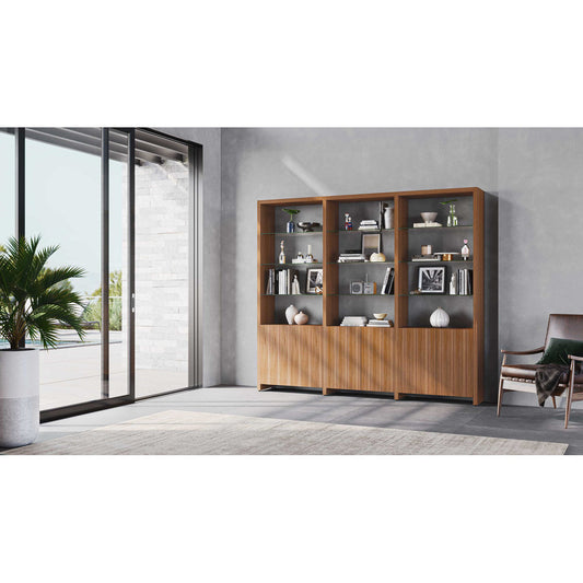 Linea 84'' H x 65'' W Standard Bookcase