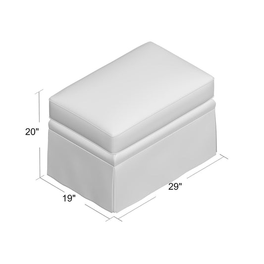 Duralee London 29 Wide Rectangle Cocktail Ottoman