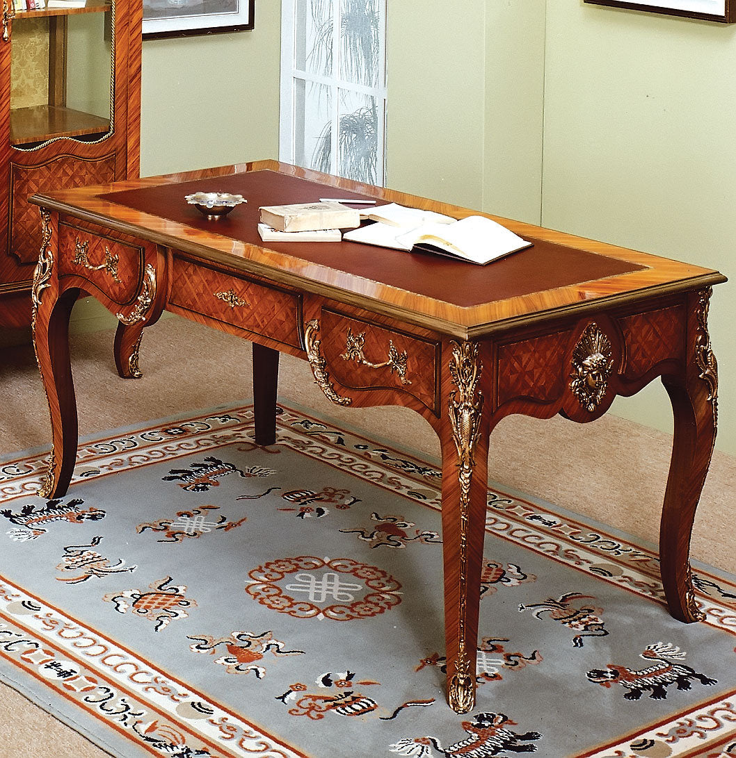 Louis XVI Solid Wood Desk