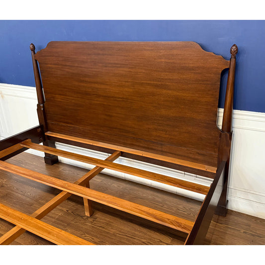 Low Post Mahogany Bed