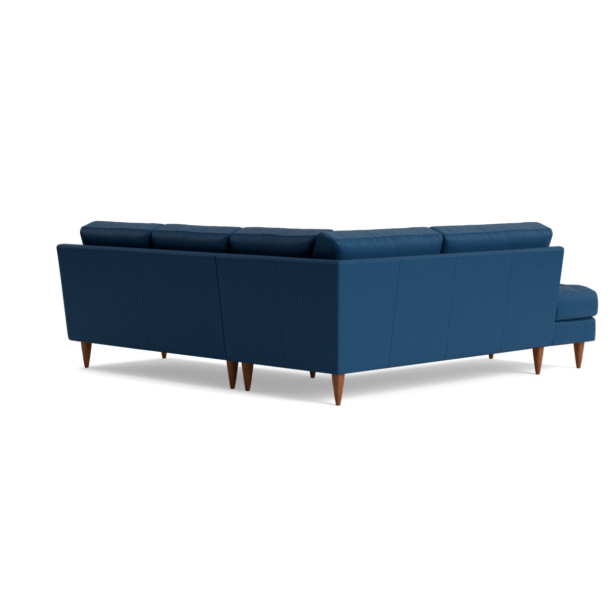Benchmade Modern Mcm Leather Sectional With Bumper 95 X 95