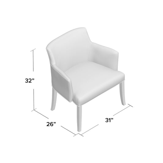 Duralee Madrid 32 Wide Down Cushion Barrel Chair