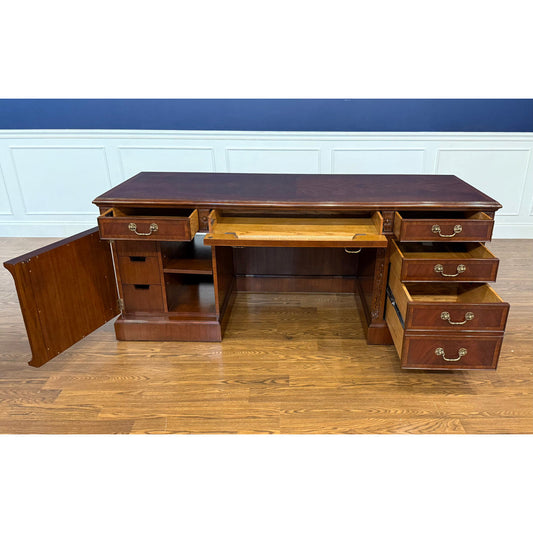 Leighton Hall Furniture Mahogany Office Credenza