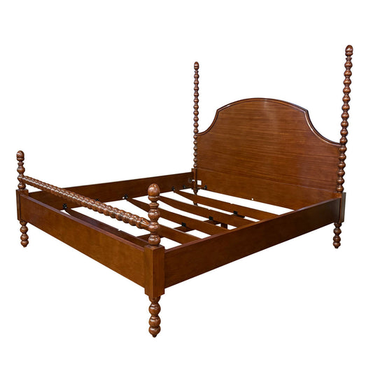 Leighton Hall Furniture Mahogany Spindle Bed