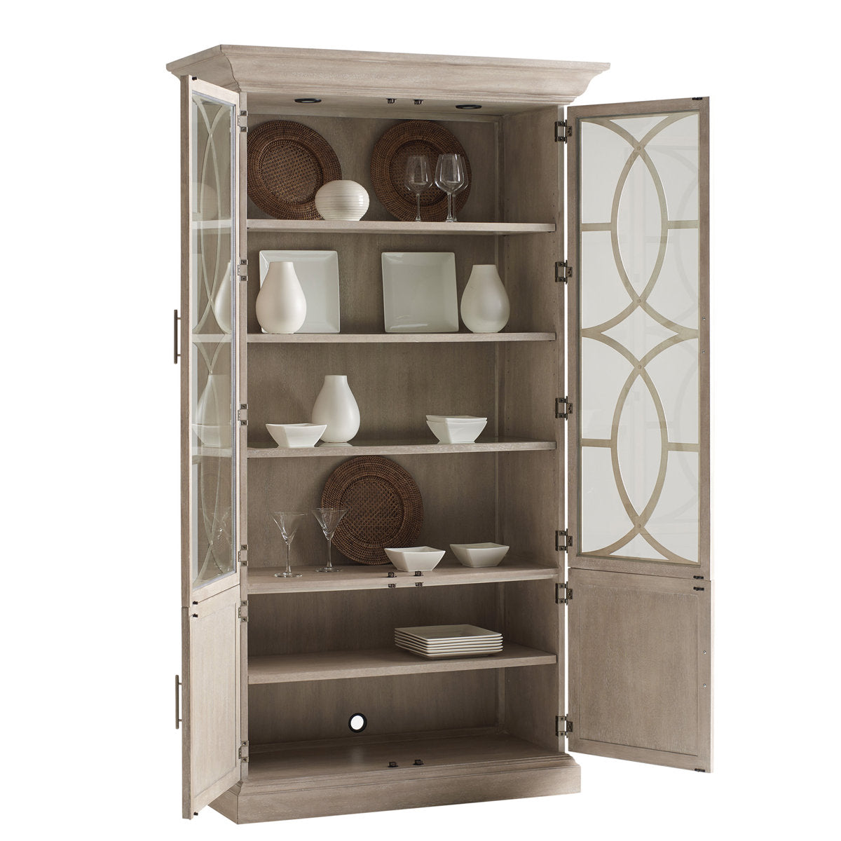 Malibu Lighted China Cabinet