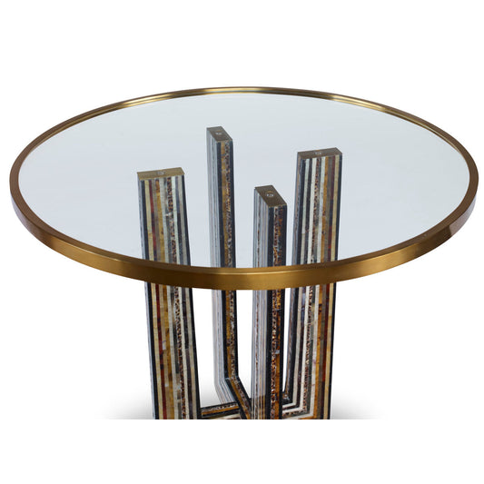 Maya Glass End Table