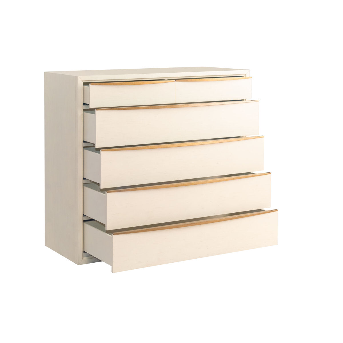 Milano 6-Drawers Cabinet In Antique White