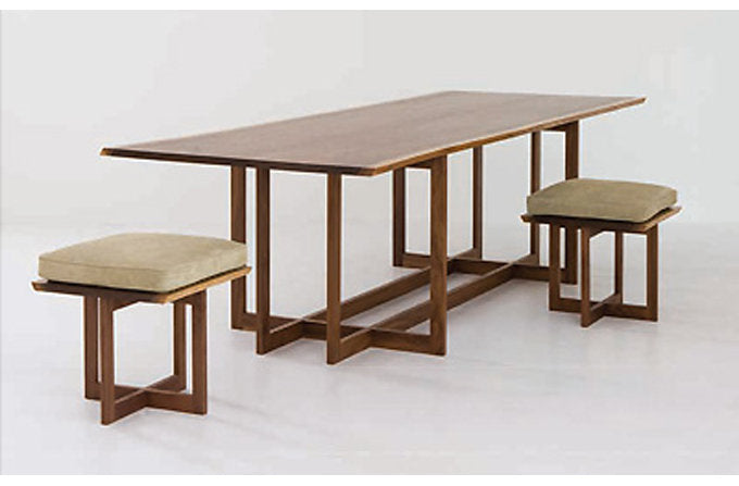 Mura Solid Wood Dining Table