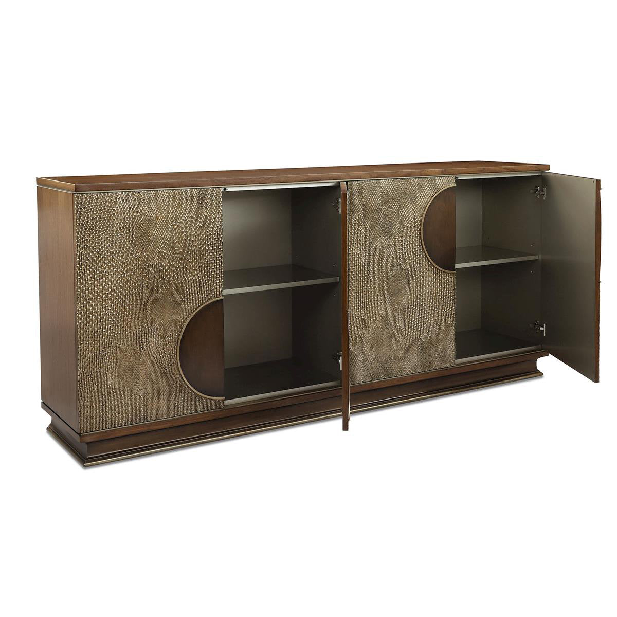 John Richard Naga Four Door Credenza