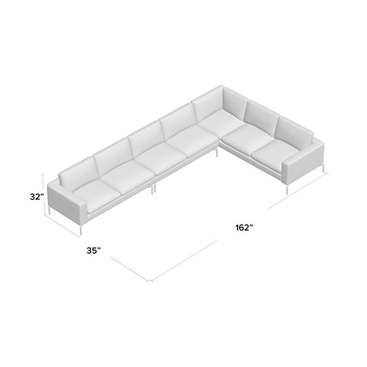 New Standard Leather Sectional