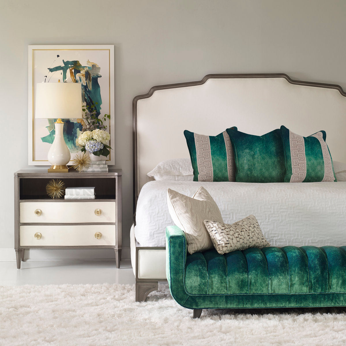Nova Upholstered King Bed