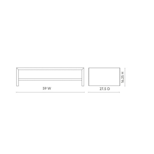 Odeon Sled Coffee Table With Storage