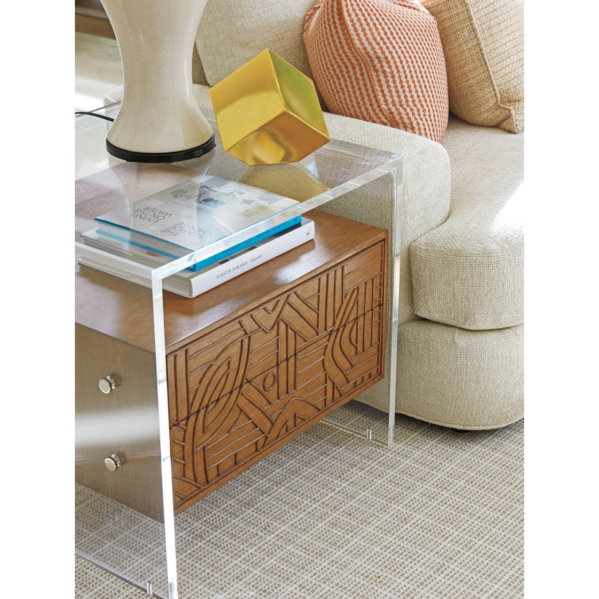 Palm Desert Arden Acrylic Lamp Table
