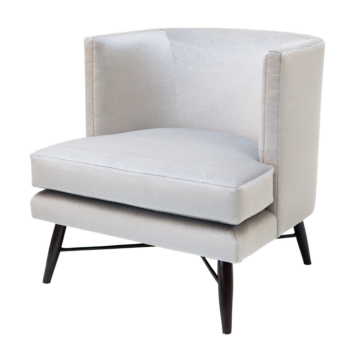 Poppy Leather Barrel Chair