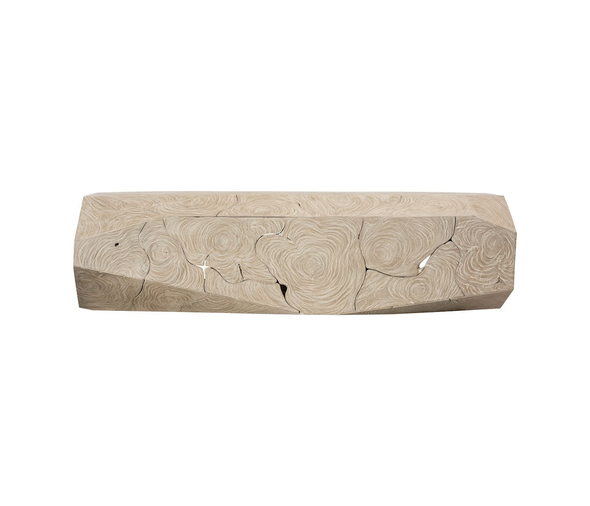 Prism Console Table, Oat Finish