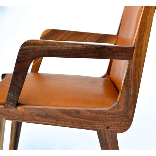 Rasucci Leather Arm Chair