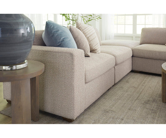 Alder Tweed Reese 6 Piece Upholstered Sectional