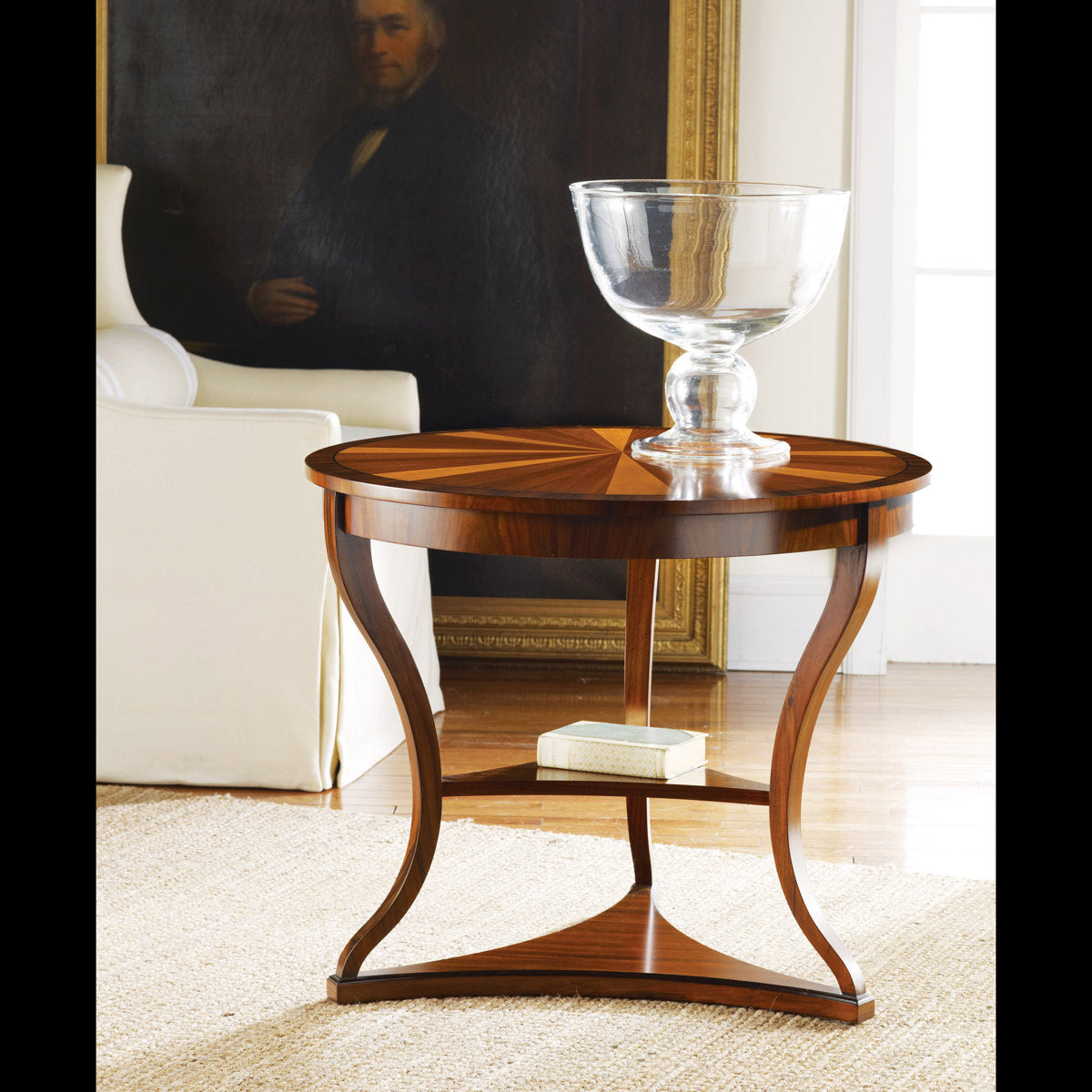 Modern History Home Regency End Table With Storage