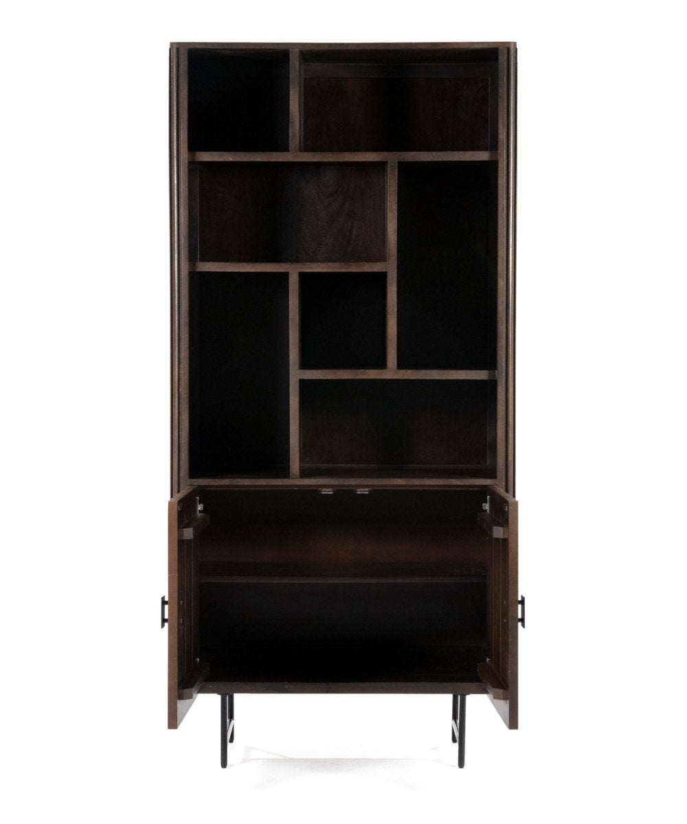 Remi Solid Wood Bookcase