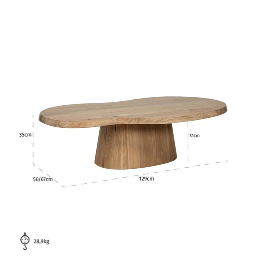 Riva Solid Wood Coffee Table