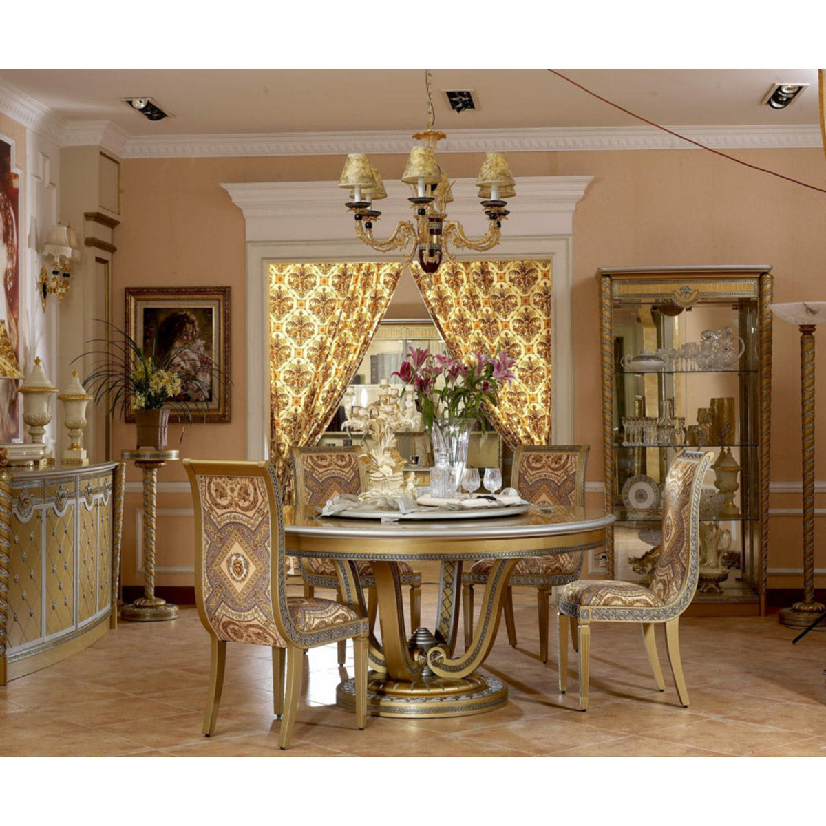 Infinity Furniture Import Pedestal Dining Table