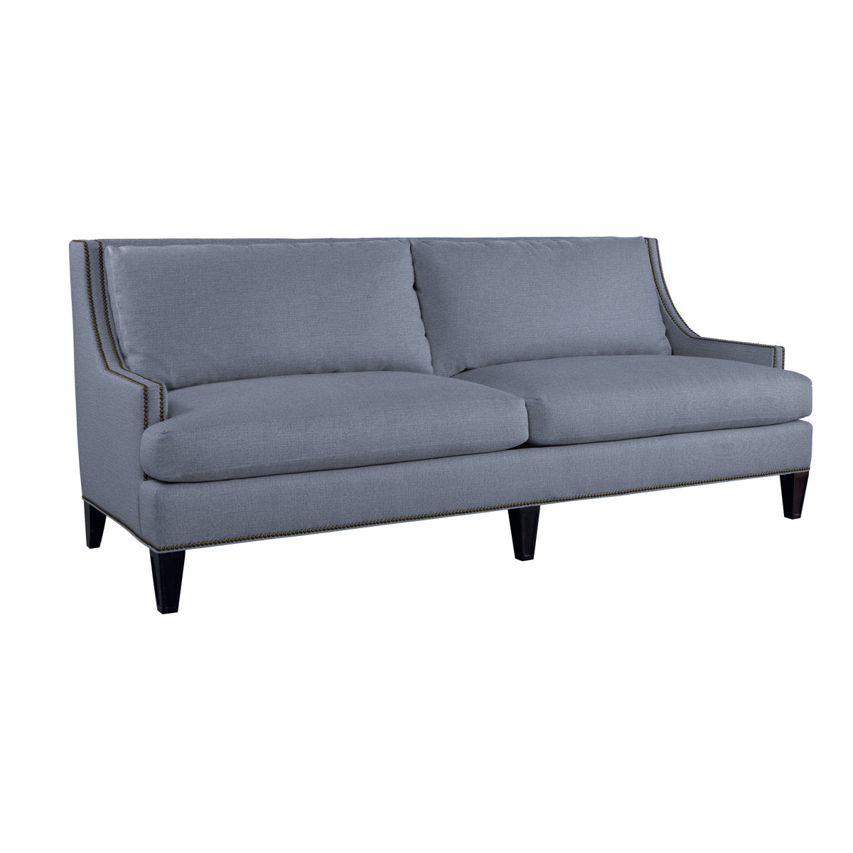 Royce 87" Linen Recessed Arm Sofa with Reversible Cushions