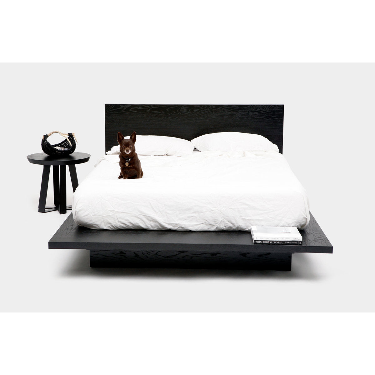 Artless Sqb Solid Wood Low Profile Platform Bed