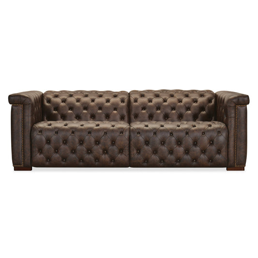 Hooker Furniture Savion Deux Sofa With Power Recliners And Power Headrests