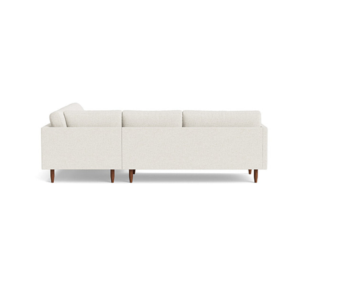 Benchmade Modern Skinny Fat Sectional With Bumper 95 X 95