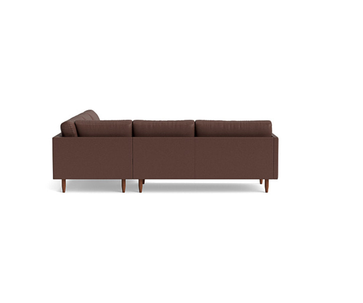 Benchmade Modern Skinny Fat Leather Corner Sectional 95 X 95
