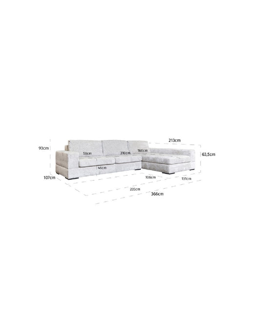 Oroa Pasha Right Sofa
