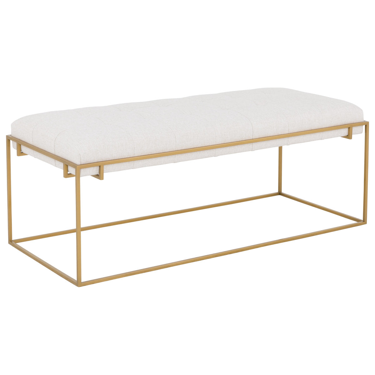 Soren Leather Rectangular Ottoman
