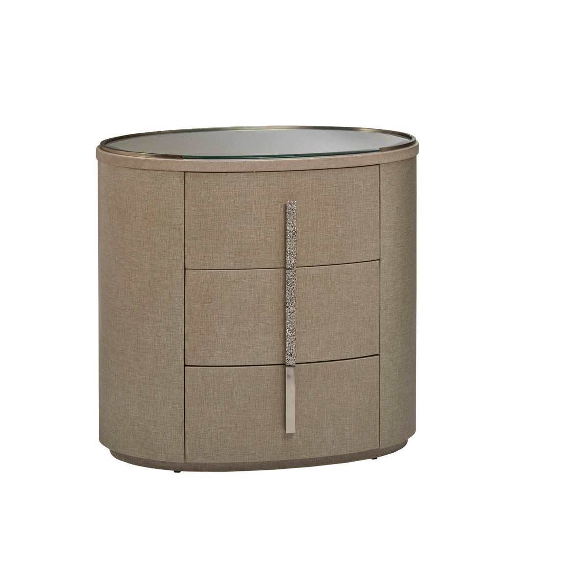 Sovereign 3 - Drawer Solid Wood Nightstand