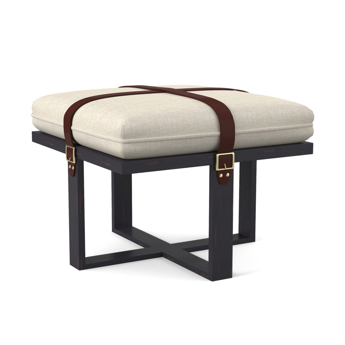 Ambella Buckled Ottoman