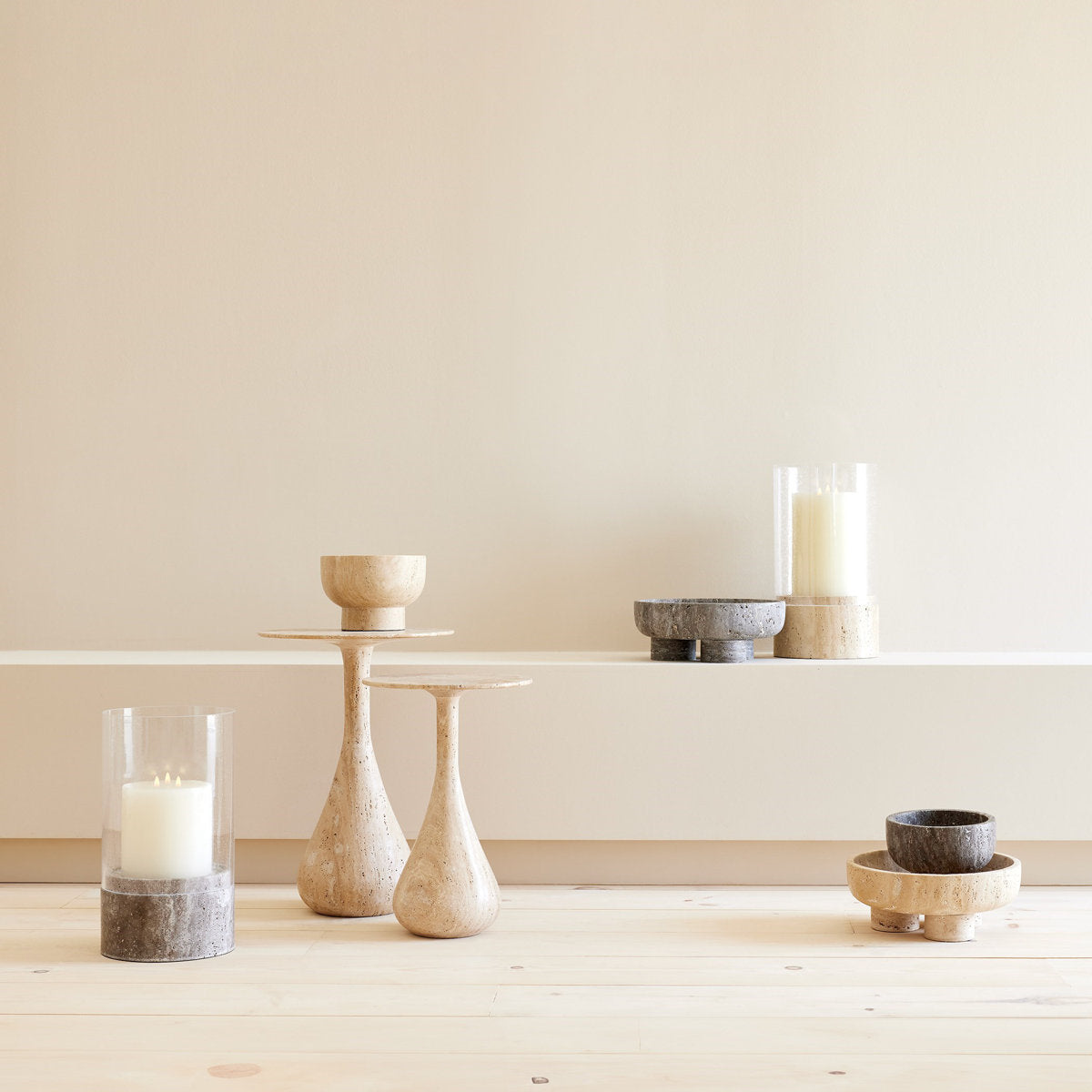 Studio A Home Dea Table Travertine Lg