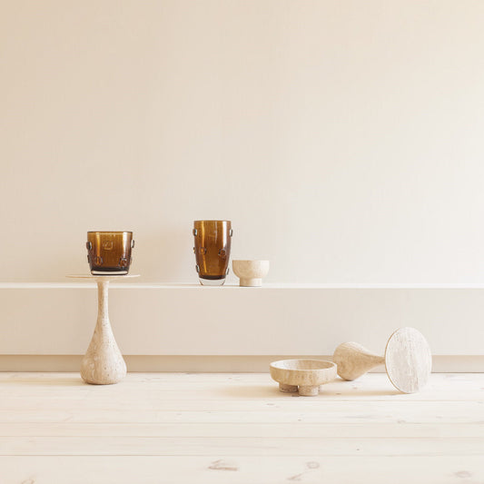 Studio A Home Dea Table Travertine Lg