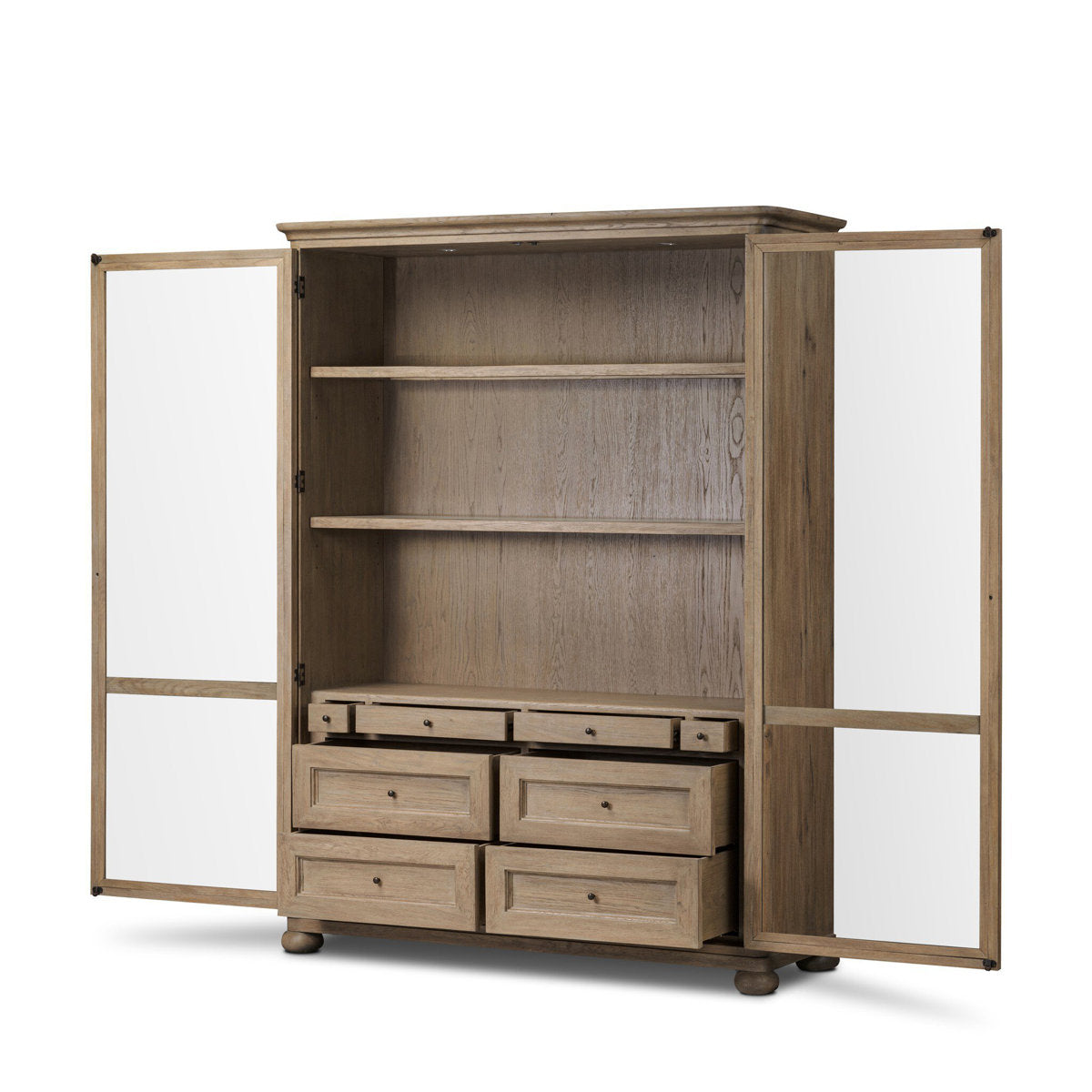 Sussex Wide Cabinet-Smoked Black