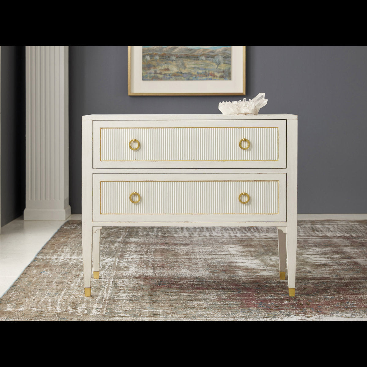 Swedish 2 - Drawer Nightstand