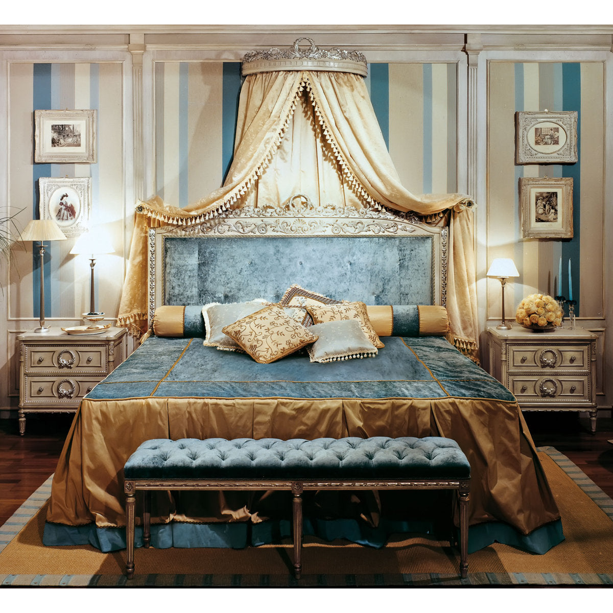 David Michael Tufted Upholstered Bench