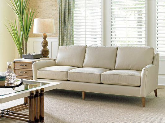 Twin Palms Coconut Grove Leather Sofa