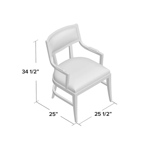 Duralee Furniture Hillcrest Upholstered Wingback Arm Chair