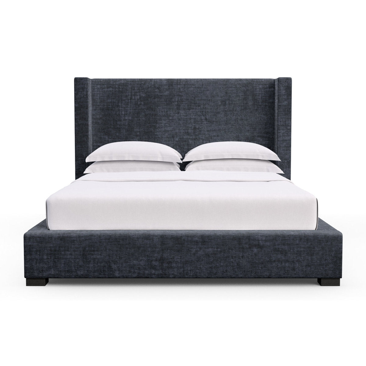 Upholstered California King Wingback Bed