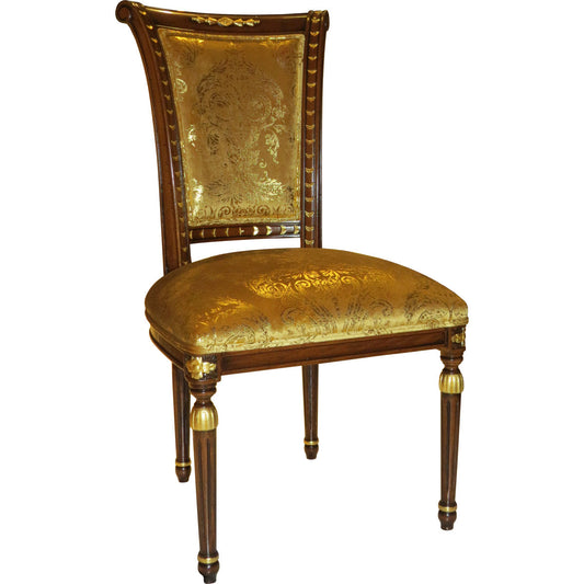 Francesco Molon Carved Upholstered Dining Chair