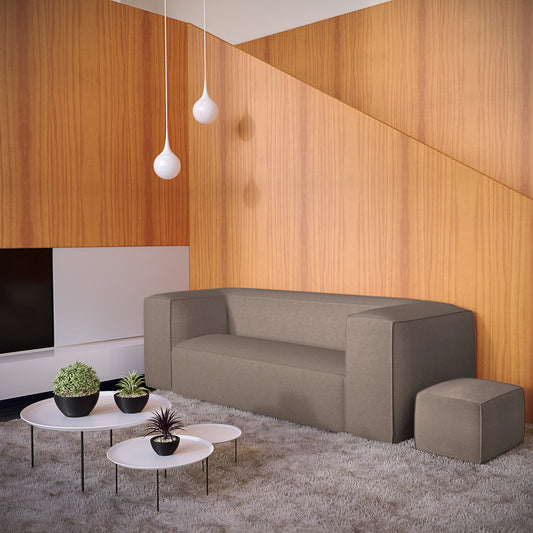 Varick Oversize Track-Arm Sofa with Flange