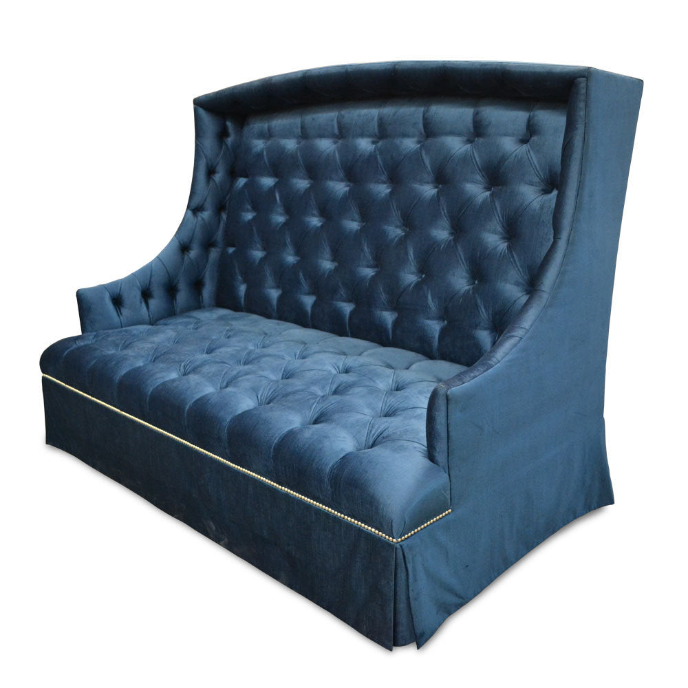 Haute House Home 735 Velvet Flared Arm Sofa