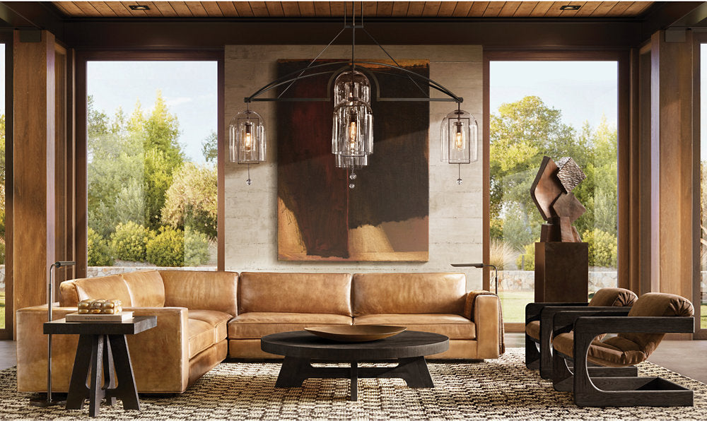 Fulcrum Round Grand Chandelier 85"