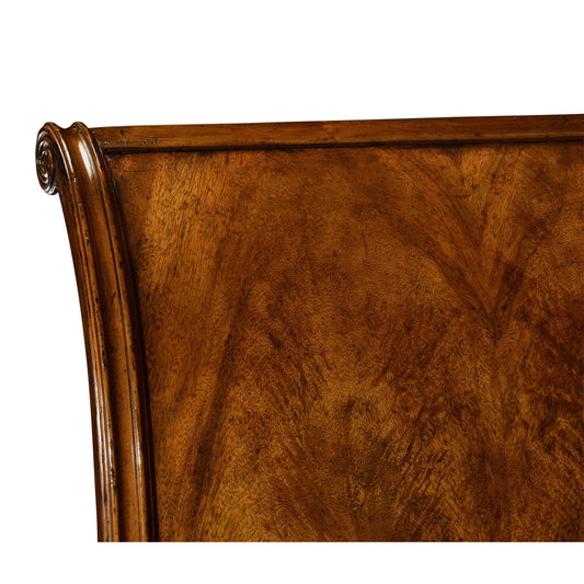 Windsor Solid Wood Sleigh Platform Bed