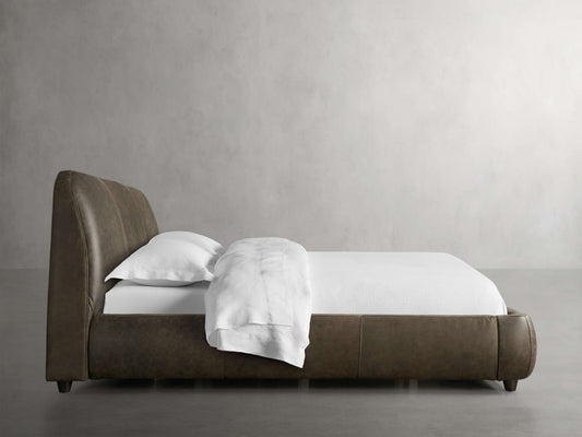 Kinnan Leather Bed