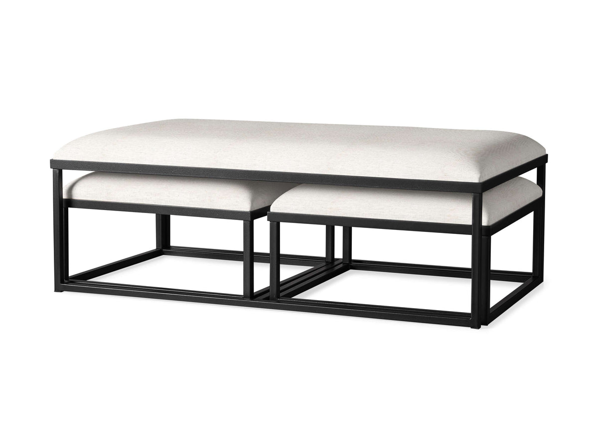 Palmer Upholstered Nesting Ottoman